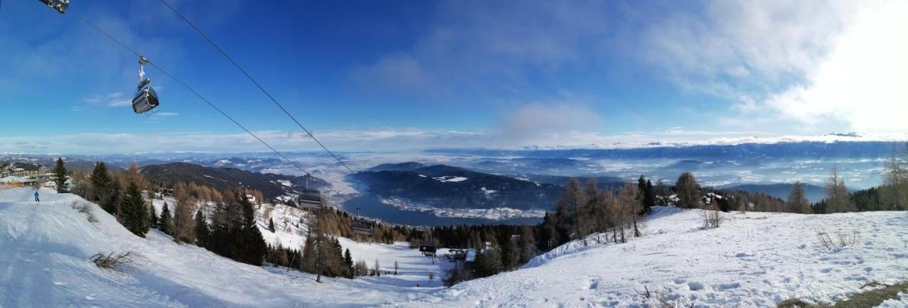 Gerlitzen Ferienappartement Paul Im Ski- Und Wandergebiet, Kanzelhoehe, Ossiacher See Deutschberg Exterior foto